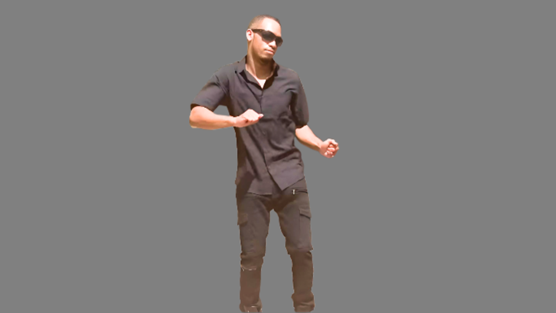 Ice JJ Fish, wearing dark greyish or brownish shirt and pants enjoying his own music with grey background, depicting Ice JJ Fish Net Worth 2023: Age, Wife, Earning, Career
