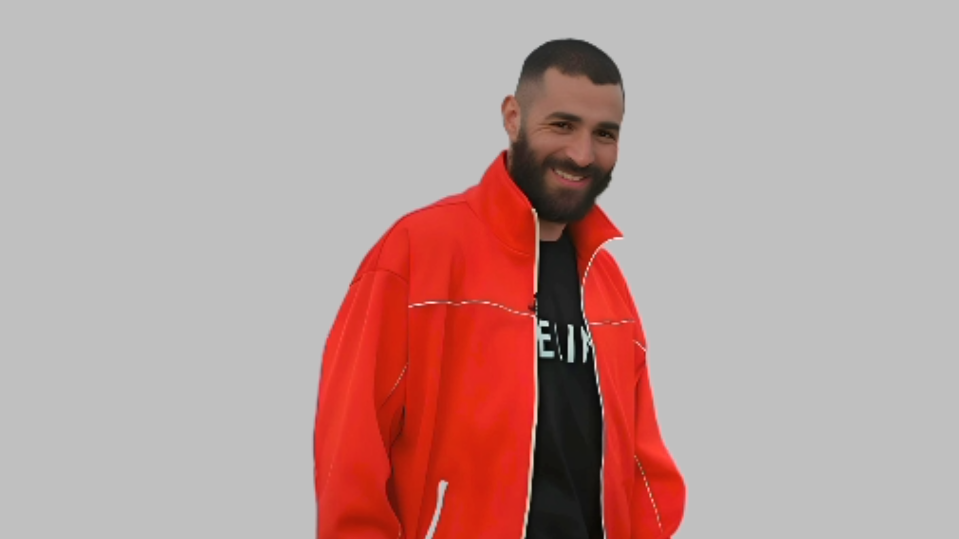 Karim Benzema net worth: How rich is the football striker 2023?Smiling & wearing black shirt and red jacket