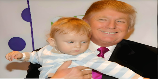 Mesmerizing picture of Barron Trump childhood with his father Donald Trump, former US president.