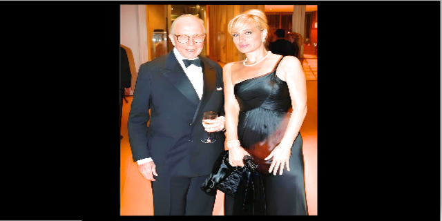 Beautiful picture of John Adams Morgan with his ex-wife Sonja Tremont