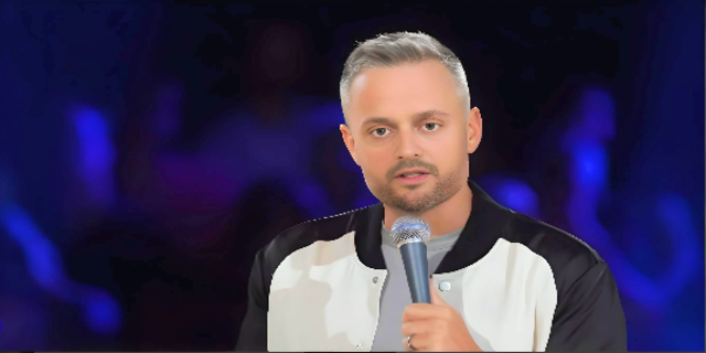 Picture of Nate Bargatze when he sets First Amazon Stand-Up Special ‘Hello World’